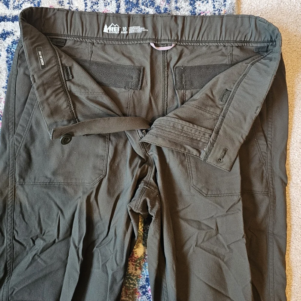 Olive Green Taereen REI Pants Size 10 - Picture 4 of 9